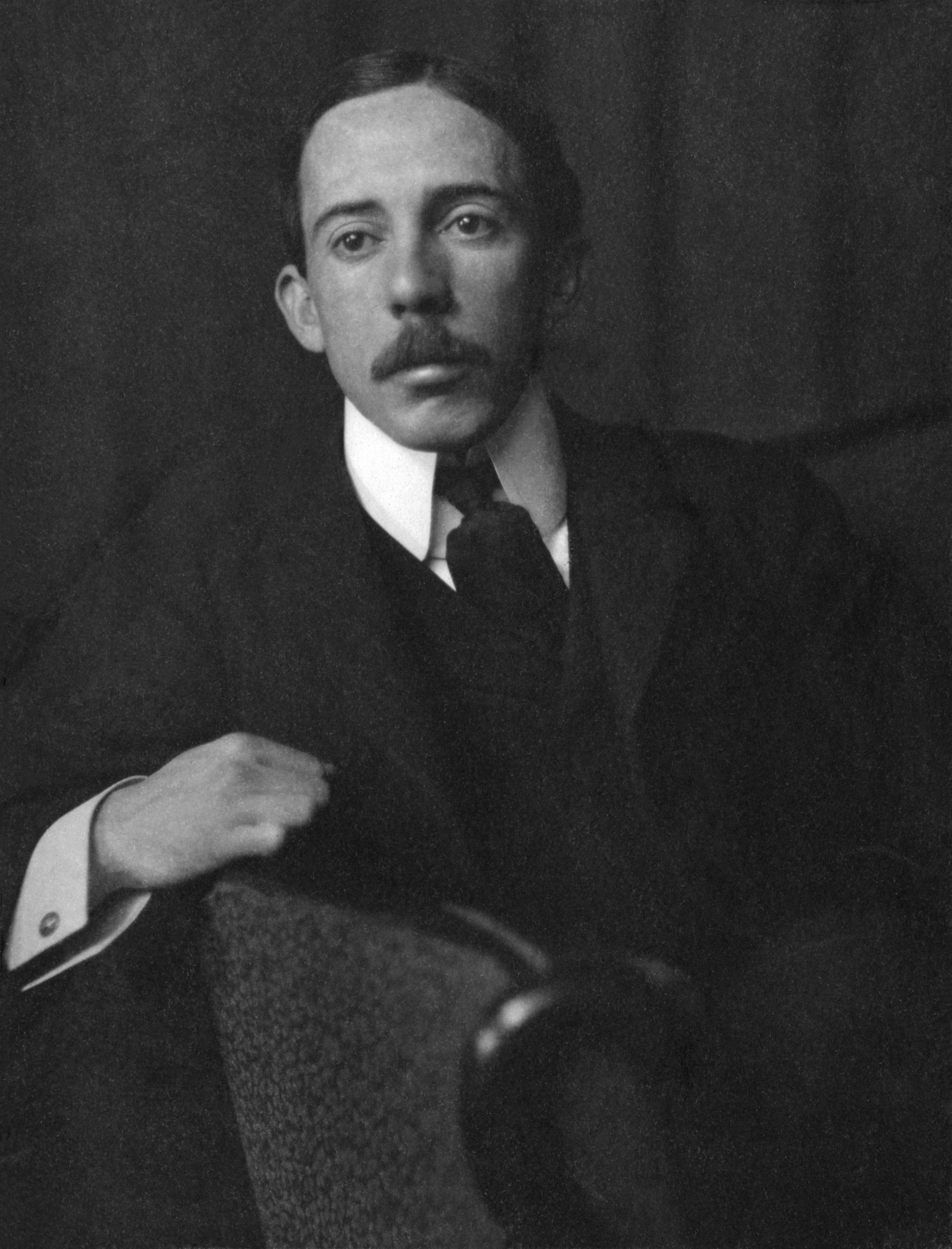 Retrato histórico de Alberto Santos Dumont.